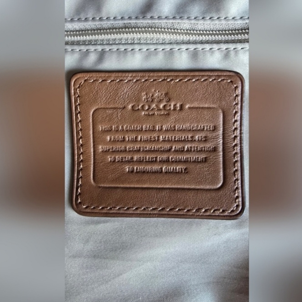 Coach Colette Leather Satchel F33806  Warm Brown EUC - Picture 13 of 15